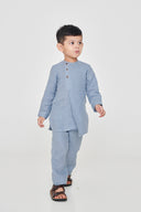 Sky Linen Boys Side Open Kurta Set
