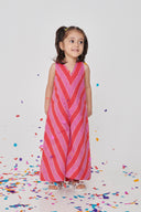 Amalfi Linen Girls Flared Jumpsuit