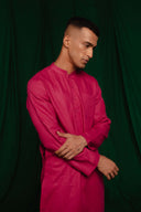 Rani Linen Men's Kurta On Sale