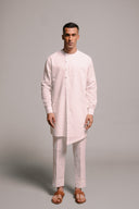 Vanilla Co-Linen Men's Side Open Kurta On Sale