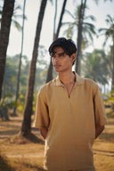 Husk Linen Men's Popover Shirt