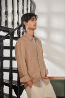 Mousse Linen Men's Oxford Shirt – Slim Fit