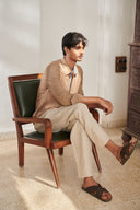 Mousse Linen Men's Oxford Shirt – Slim Fit