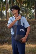 Graphite Linen Tote