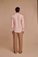Blush Linen Men's Oxford Shirt – Slim Fit