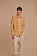 Husk Linen Men's Oxford Shirt – Slim Fit