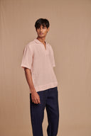 Blush Linen Men's Popover Shirt