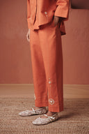 Marigold Co-Linen Oversized Flared Shirt
