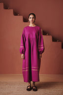 Orchid Co-Linen Sack Dress
