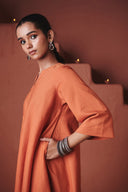 Marigold Co-Linen Pheran Kurta Set