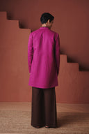 Orchid Co-Linen Men's Long Jacket