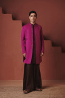 Orchid Co-Linen Men's Long Jacket