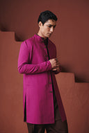 Orchid Co-Linen Men's Long Jacket