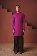 Orchid Co-Linen Men's Long Jacket