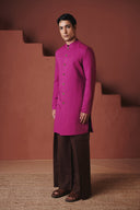 Orchid Co-Linen Men's Long Jacket