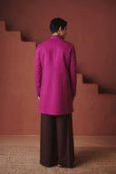 Orchid Co-Linen Men's Long Jacket