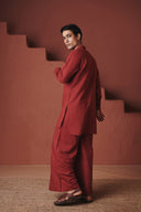 Brick Co-Linen Men's Saif Kurta Set