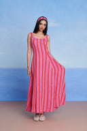 Amalfi Linen Scoop Neck Dress
