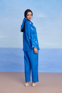 Santorini Linen Pleated Pants