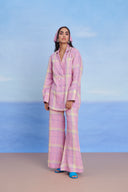 Cassata Linen Bell Bottom Pants