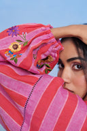 Amalfi Linen Puff Sleeves Dress