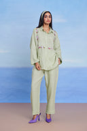 Pista Linen Oversized Flared Shirt