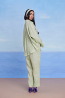 Pista Linen Pleated Pants