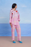 Cassata Linen Oversized Flared Shirt