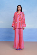 Amalfi Linen Blazer Shirt Set