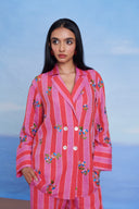 Amalfi Linen Blazer Shirt Set