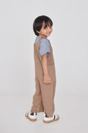 Mousse Linen Boys Overalls