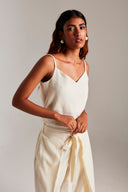 Vanilla Co-Linen Camisole Top