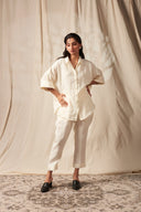 Taj Linen Pleated Pants