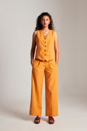 Mango Co-Linen Waistcoat On Sale