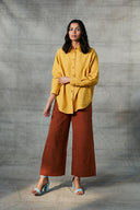 Sarsav Linen Oversized Shirt On Sale