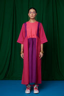 Linen Multi-Panelled Dress On Sale