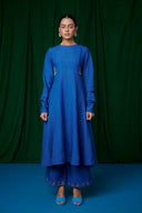 Neelam Linen Anarkali Kurta Set On Sale