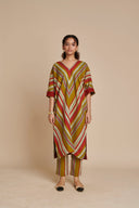 Leher Linen Dolman Kurta Set On Sale
