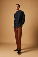 Kohl Linen Band Collar Shirt