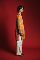 Wild Lilies Silk Men's Classic Kurta