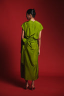 Fern Silk Women's Drape Dress
