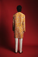 Wild Lilies Silk Men's Classic Kurta