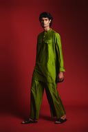 Fern Silk Men's Flared Pants
