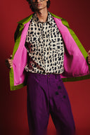 Fern Silk Embroidered Men's Applique Jacket
