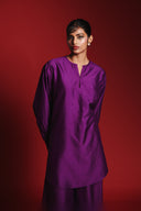 Jamun Silk Women's Keyhole Kurta