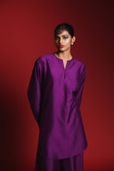 Jamun Silk Women's Keyhole Kurta