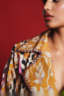 Wild Lilies Silk Women's Frayed Bolero Jacket