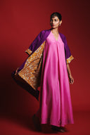 Gulabi Silk Women's Flared Dress