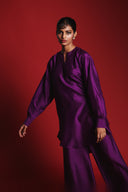 Jamun Silk Women's Keyhole Kurta