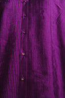 Jamun Silk Men's Pleated Placket Kurta